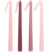 TENDYCOCO 4PCS Taper Candles Tall Tapered Candles Smokeless Candle Sticks Conical Candles Candles...