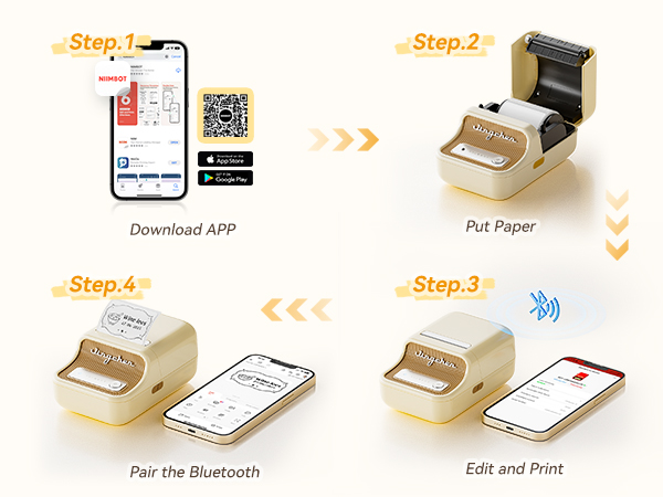 EASY TO USE for niimbot b21 pro label maker