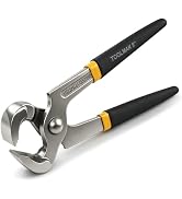 TOOLMAK 8 Inch Nail Puller, End Cutting Pliers Heavy-Duty | Cr-V Steel, Nail Remover Tool, Ergono...