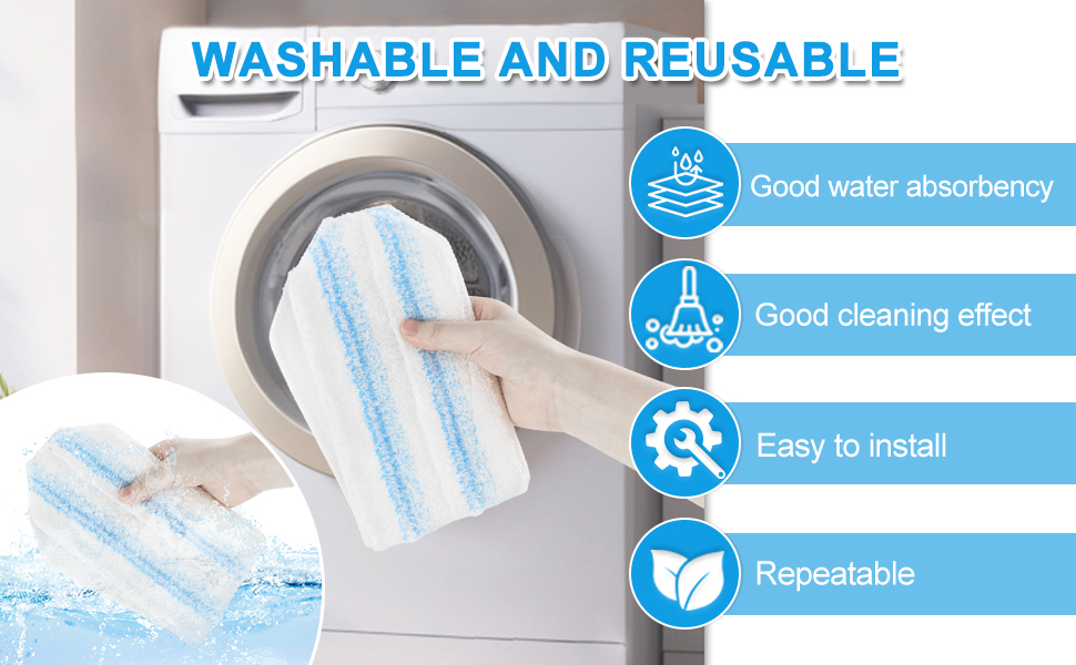 Mop Replacement Pads for O Cedar H2prO Flat Mop System