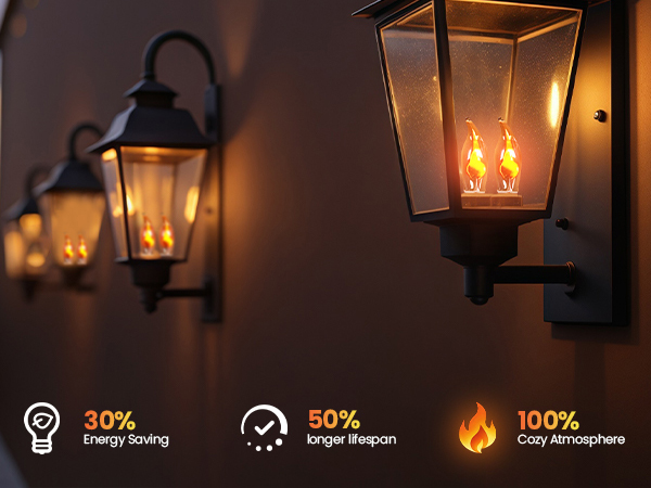 flickering light bulbs