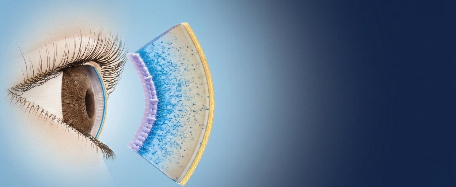 Diagram of eyes formation of tear film