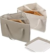 RUIPBOTE 2 Set Triangle Bag Holder with Handles for Space Saving Hangers Organisers and Easier St...