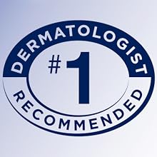 Rounded logo featuring text: #1 Dermatologist Recommended.