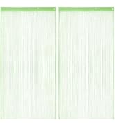 HADEEONG 2 Pack 39 x 79 Inch String Curtains for Doorway, Home Decor Sequin Glitter String Curtai...