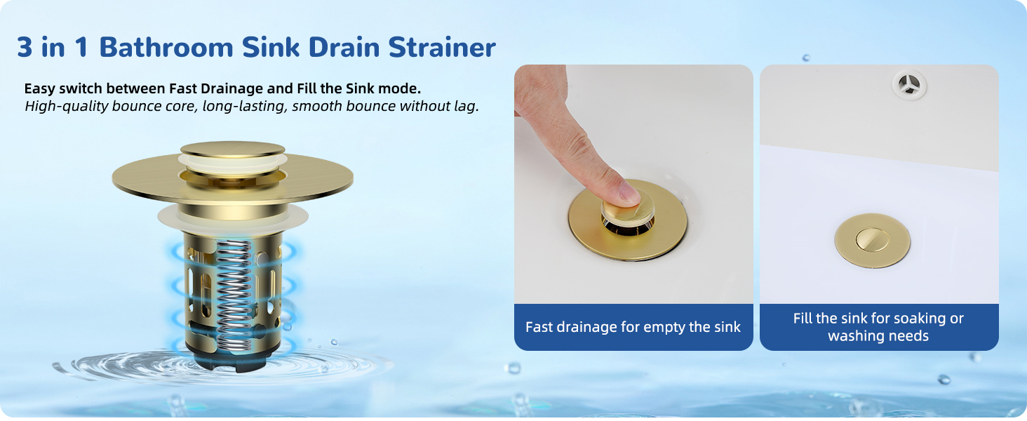 bathroom sink plug