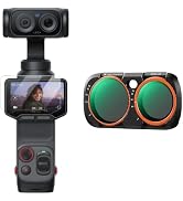 K&F CONCEPT Variable ND Filter Compatible with Insta360 Luna Ultra, ND2-32 Neutral Density VND Fi...