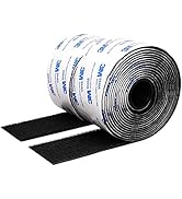 Hook and Loop Tape 2in x 10ft self Adhesive Sticky Back Interlocking Nylon Fabric Fastener Heavy ...