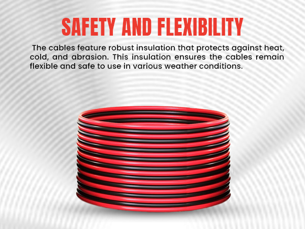 6 gauge jumper cables heavy duty jumper cables
