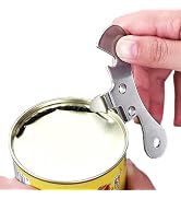 NACOLUS Can Opener Manual Stainless Steel Camping Can Opener, Portable Bottle Opener (2 Pieces)