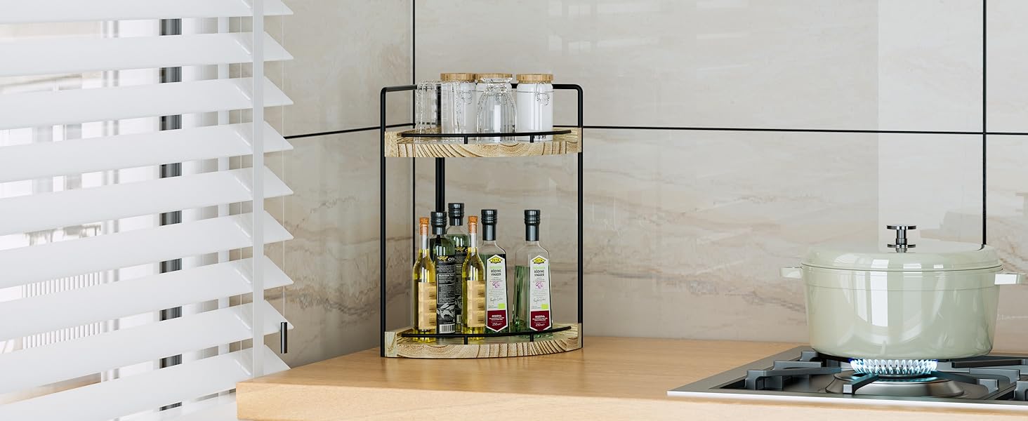 corner bathroom counter organizer