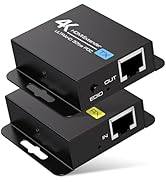 VPFET HDMI Extender Over Ethernet Balun RJ45 CAT6/7 1080P60Hz Upto 131ft/40m Transmitter and Rece...