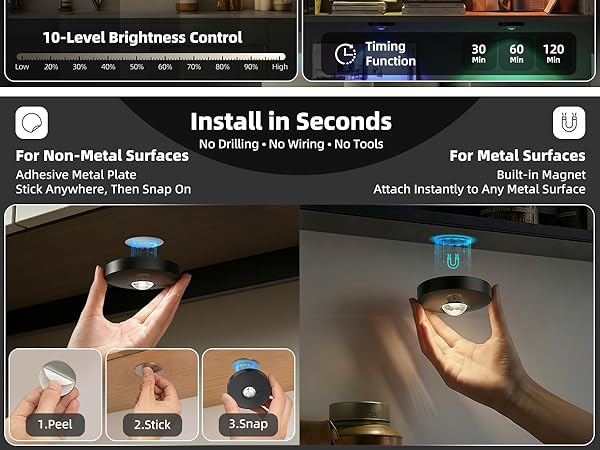 wall shelf lighting