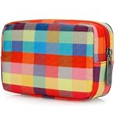 E-Tree Cute Small Makeup Bag, Cosmetic Toiletry Skin Care Make up Little Items Pouch for Purse,Zi...