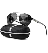 gesruny Polarized Aviator Sunglasses for Men Women- Fashion Shades Retro Sun Glasses Driving Fish...