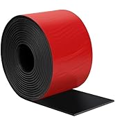 Heonay Self Adhesive Rubber Strips, Solid Neoprene Rubber Sheets Rolls Strips with Adhesive Backi...