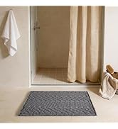 Sunfly Bath Rugs, Waffle Bath Mat,Absorbent &Quick Dry,Extra Soft Mats for Bathroom Floor,Boho Ba...