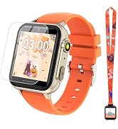 cjc Smart Watch for Kids Gift for Girls Ages 4-12 - Includes Screen Protector, 30+ Games, 140 Lea...