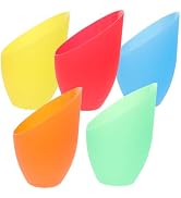 UKCOCO 5Pcs Colorful Plastic Horseshoe Lampshade Replacement, 5.35 X 1.96 Inch Light Covers for F...