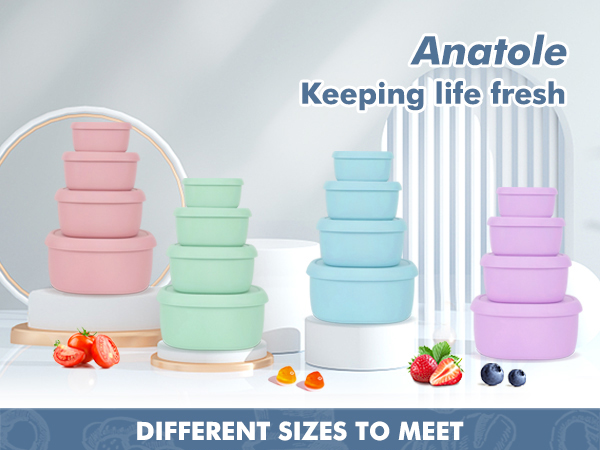 Silicone Food Storage Containers