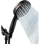 ORB High Pressure Shower Head with Handheld - Multifunctional High Flow Rain Showerhead with Extr...