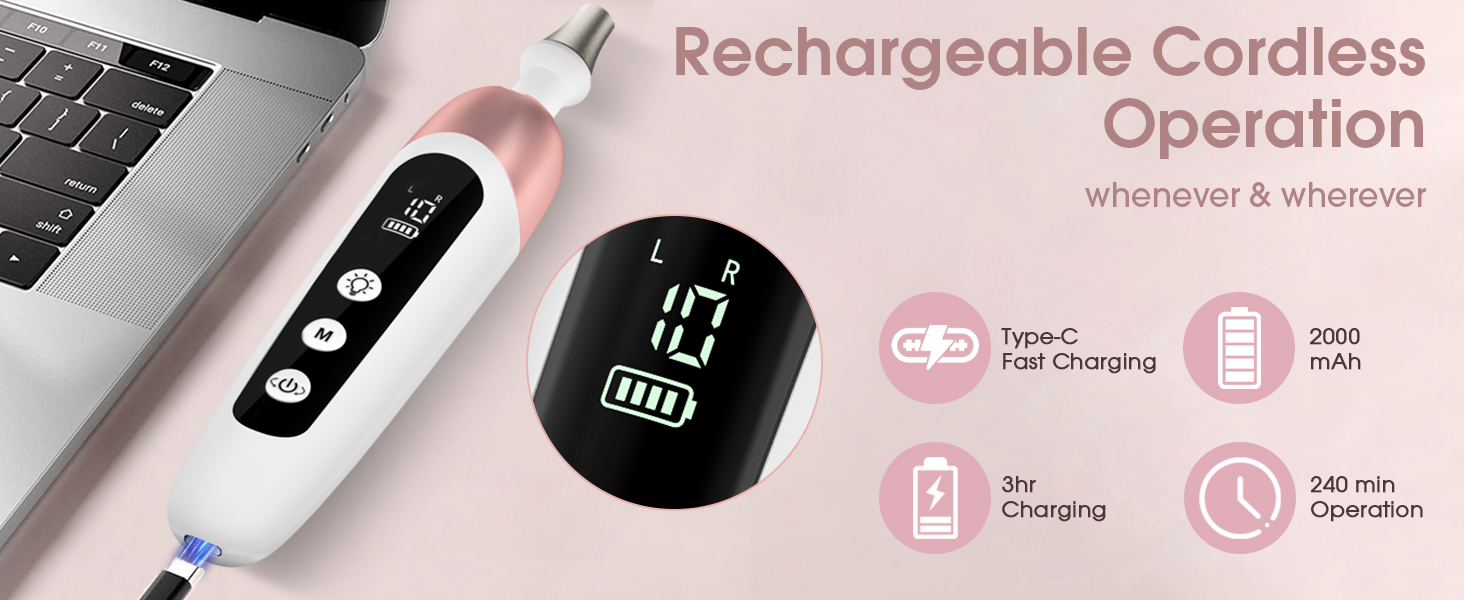 Professional electric nail file for home