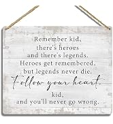 The Sandlot Legends Never Die Boy Nursery Decor, Wooden Hanging Plaque Wall Sign, Classic Boys' R...