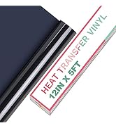 HTVRONT HTV Vinyl Rolls Heat Transfer Vinyl - 12