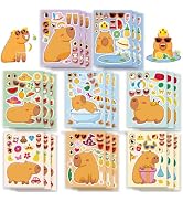 24 Pieces Make Your Own Stickers Mix and Match Make A Face Animal Stickers for Kids Toddlers (Cap...