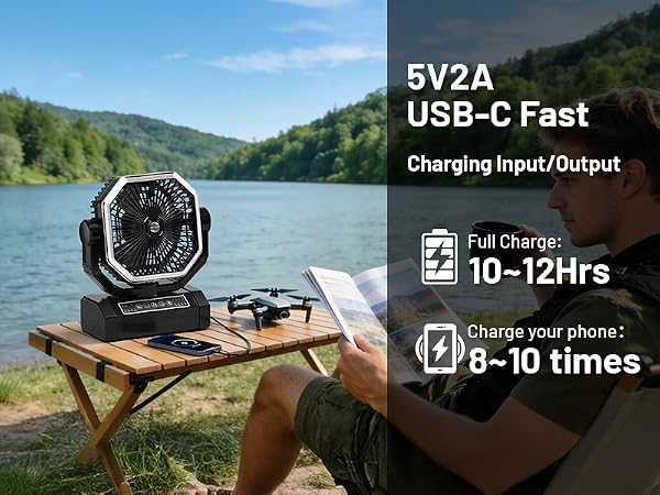 battery powered fan
