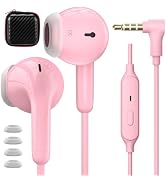 APETOO 3.5mm Wired Earbuds in-Ear Headphones with Mic & Mute for MacBook | Plug in Ear Buds Aux, ...