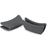 Le Creuset Silicone Set of 2 Handle Grips, 5" x 2 1/2" each, Oyster