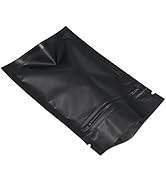 FERENLI 100Pcs Zipper Lock Self Seal Flat Pouch for Zip Aluminum Foil Lock Package Bag Coffee Foo...