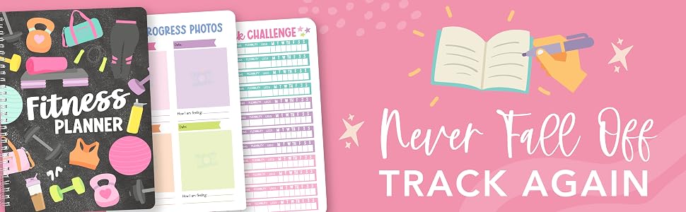 fitness planner for women 2025 training journal weight lifting log book for men