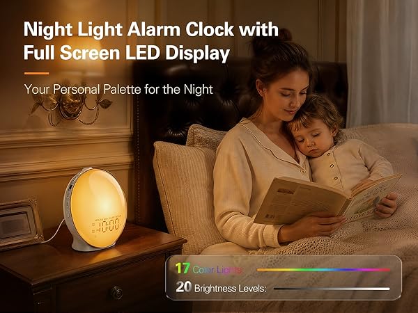 Night Light Alarm Clock