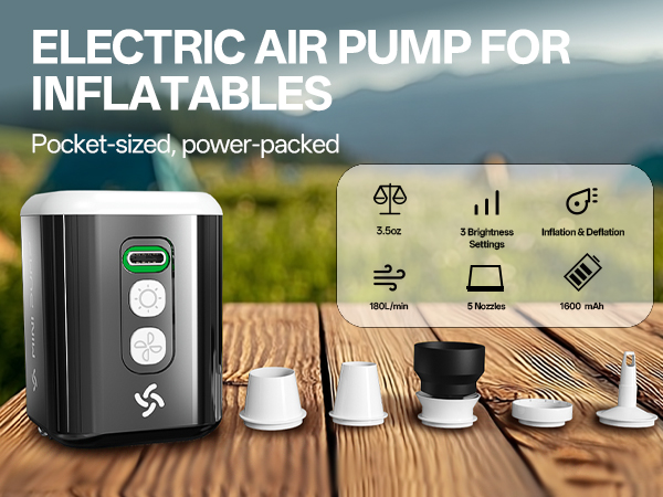 electric pump for vacuum bags mini air pump mini portable air pump rechargeable mattress pump