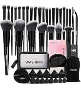 MAANGE Makeup Brush Set 51 PCS Professional Makeup Brushes for Foundation Powder Concealers Eye s...