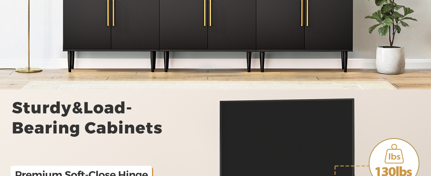 black storage cabinet