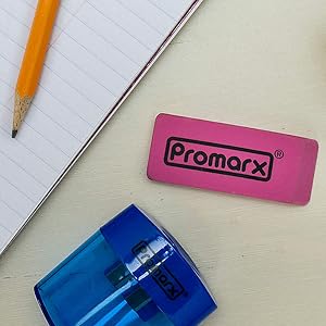 promarx pink eraser work school