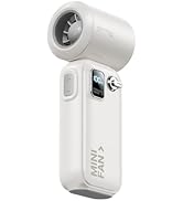 KIMMOO Mini Portable Handheld Turbo Fan, 100 Speeds, Ultra-Powerful 22237RPM, LED Display, 3600mA...