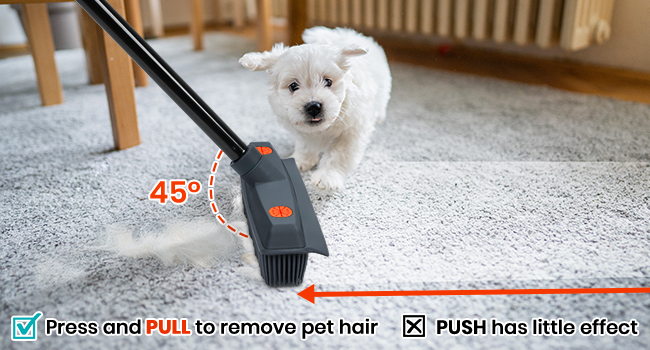 pet hair broom for carpet rubber carpet rake