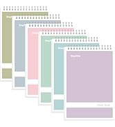 slapaflife Steno Pads Spiral 6x9 Inches, 6 Pack Top Spiral Steno Pads,Gregg Rule,80 Sheets,Steno ...