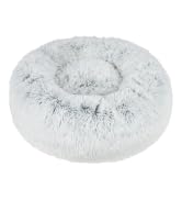 Best Pet Supplies Dog House Bed Crate Mat Tent Indoor Round Soft Plush for Small, Medium, and Lar...