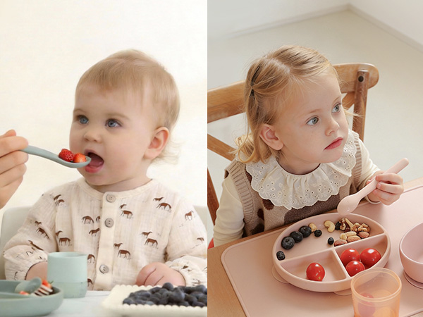 Silicone Baby Spoons Toddler Spoons for Self Feeding 6 Months