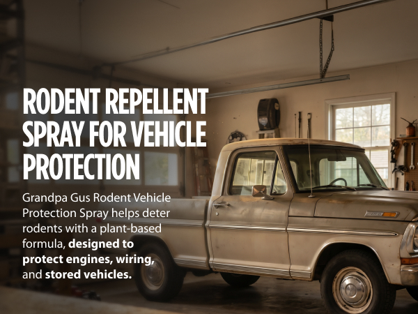 Rodent Repellent For Car Engines, Peppermint Oil & Cinnamon Oil Rodent Repellent Spray