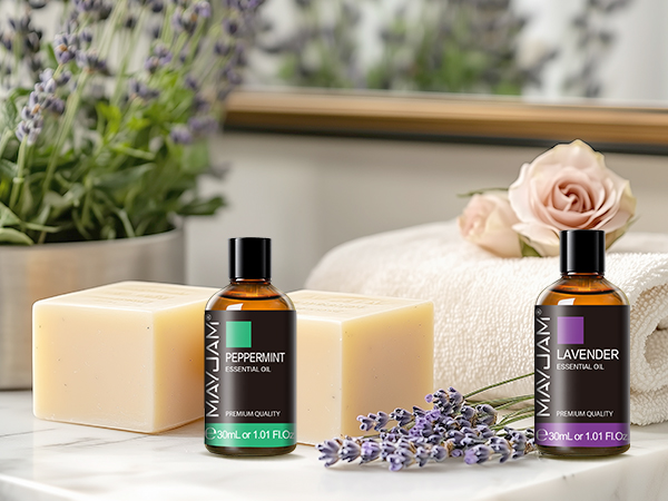 lavender oil peppermint oil