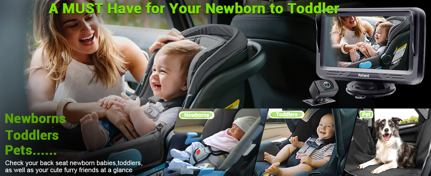 rohent baby car camera