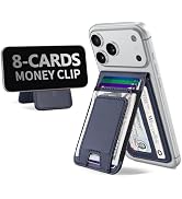 TopMade for MagSafe Wallet with Money Clip, Strongest Magnetic Card Holder for iPhone 17/16/15/14...