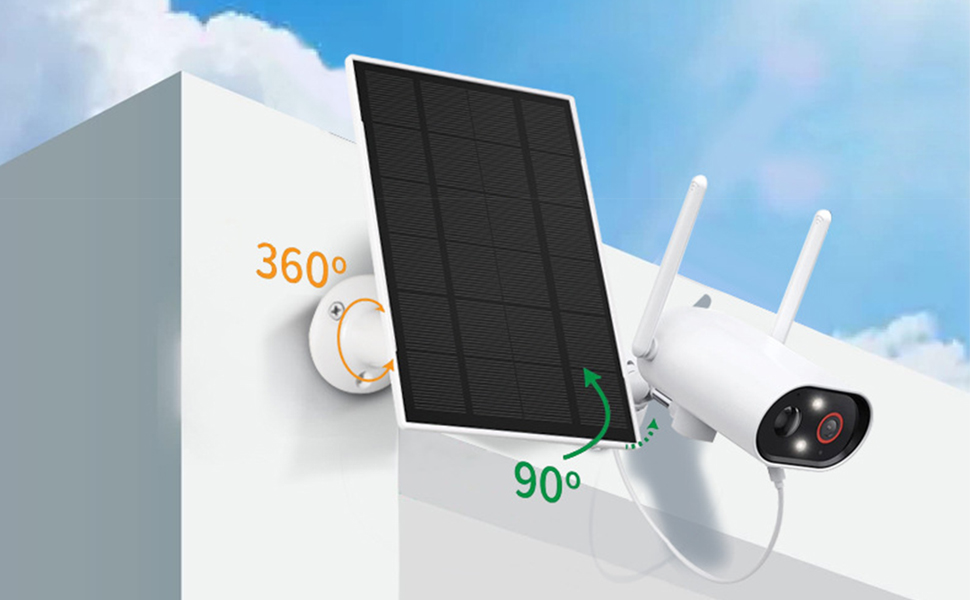 Solar Panel for Security Camera