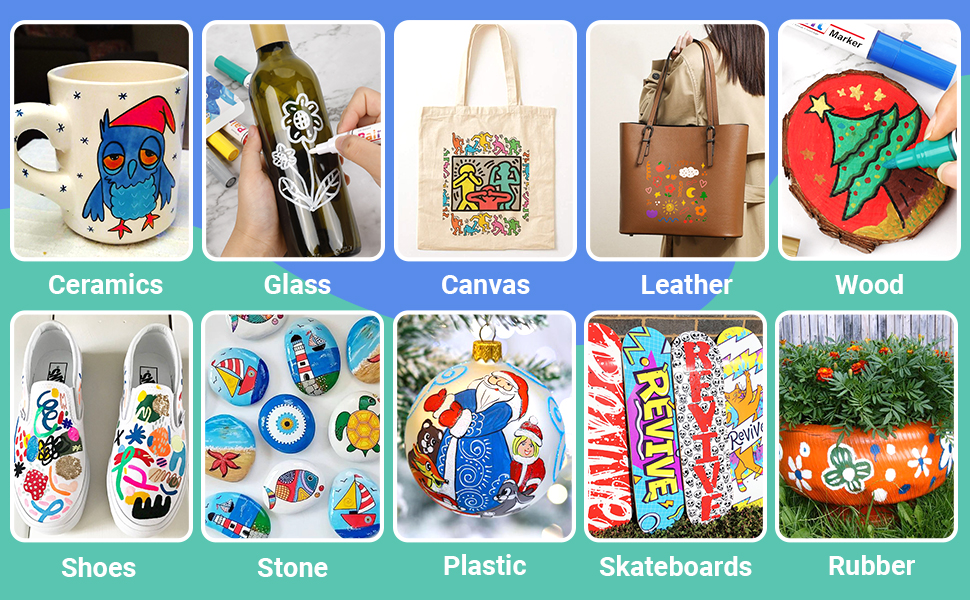 fabric pens for clothes permanent paint markers for rocks